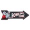 Signmission Bowling Zone Arrow Decal Funny Home Decor 18in Wide D-A-999936 - alternate 1